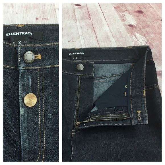 💸Ellen Tracy Straight Leg Jean size 2 - Picture 4 of 8